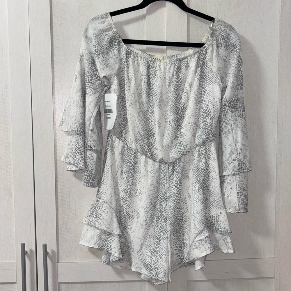 Women's Snake Print Romper